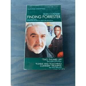 Finding Forrester Sean Connery Drama Movie Vintage 2000 VHS Tape Pre-Loved